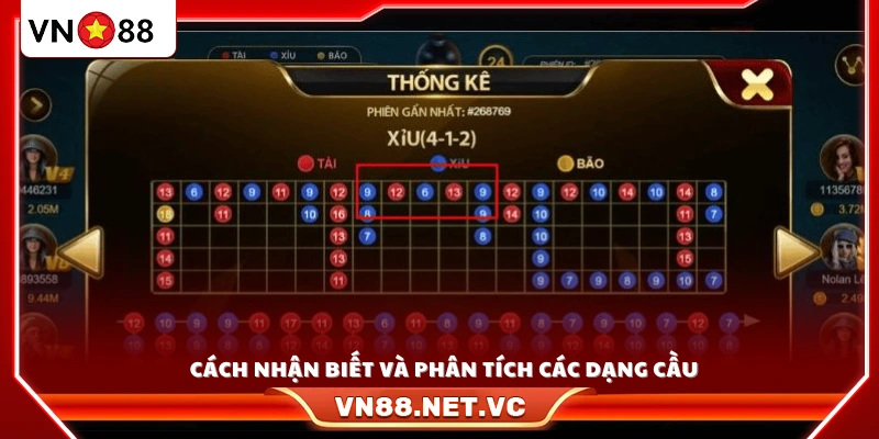 Cách bắt cầu tài xỉu nhận diện và đọc các kiểu cầu 