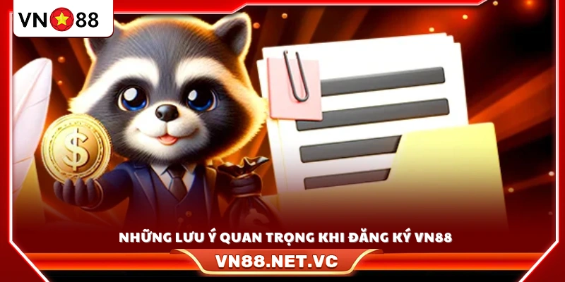 Lưu ý cần biết giúp quá trình đăng ký VN88 diễn ra suôn sẻ