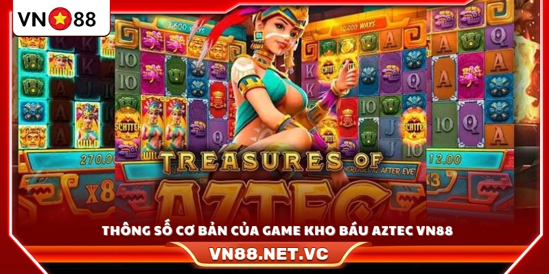 Các thông tin kỹ thuật cơ bản của Kho Báu Aztec VN88