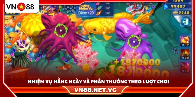 Hoàn thành nhiệm vụ mỗi ngày để nhận thưởng